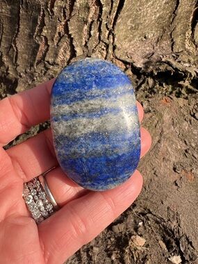 Lapis (1) Lazuli PalmStone | crystal